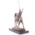 Arab harcos tevén - bronz szobor képe